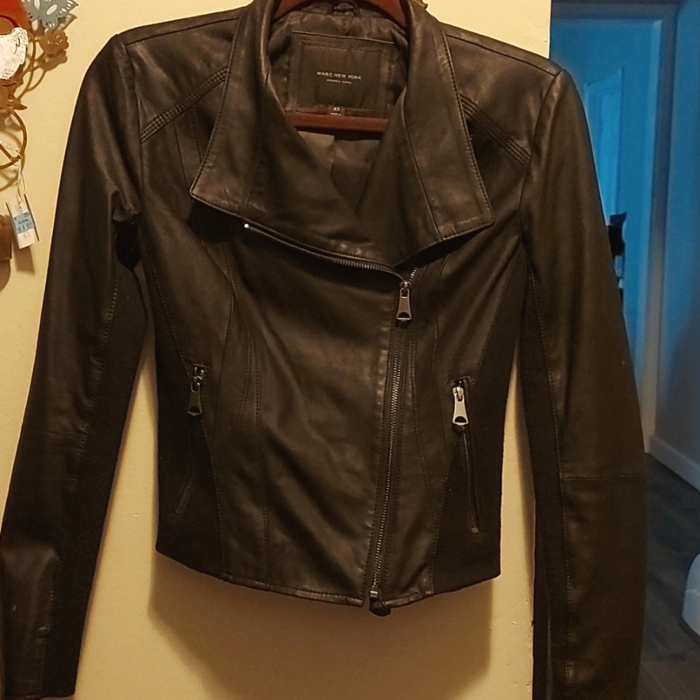 Marc new York leather jacket